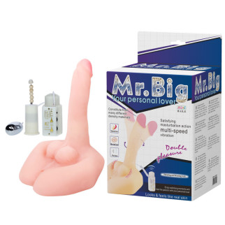 Вібратор - Mr.Big Vibrating & Rotating Cock Flesh 18+ - Інтернет-магазин спільних покупок ToGether