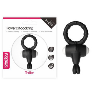 Ерекційне кільце - Power Clit Cockring Thriller Black 18+ - Інтернет-магазин спільних покупок ToGether