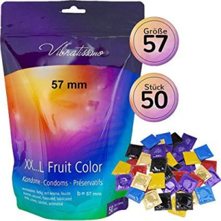 Презервативи - Vibratissimo XX ... L Fruit Color, 57 мм, 50 шт. 18+ - Інтернет-магазин спільних покупок ToGether