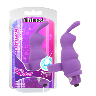 Насадка на палець - MisSweet Sweetie Rabbit Finger Vibrator Purple 18+ - Інтернет-магазин спільних покупок ToGether