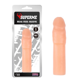Насадка на член - SuperMe Real Feel Sleeve 18+ - Інтернет-магазин спільних покупок ToGether