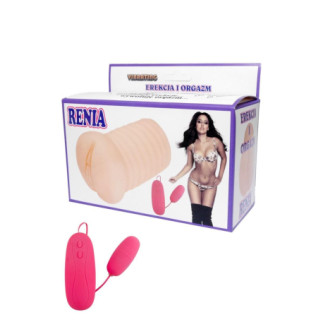 Мастурбатор - Renia Vagina Masturbator Vibrating 18+ - Інтернет-магазин спільних покупок ToGether