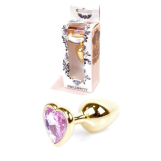 Анальна пробка - Jewellery Gold Heart Plug Rose 18+ - Інтернет-магазин спільних покупок ToGether