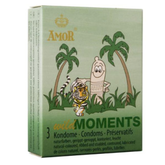 Презервативи - Amor Wild Moments, 3 шт. 18+ - Інтернет-магазин спільних покупок ToGether