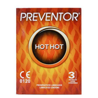 Презервативи - Preventor Hot Hot, 3 шт. 18+ - Інтернет-магазин спільних покупок ToGether
