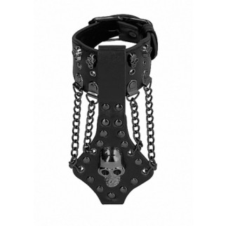 Браслет  Skulls and Bones - Bracelet with Skulls and Chains - Black 18+ - Інтернет-магазин спільних покупок ToGether
