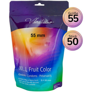 Презервативи Amor Vibratissimo XX ... L Fruit Color, 55 мм, 50 шт 18+ - Інтернет-магазин спільних покупок ToGether