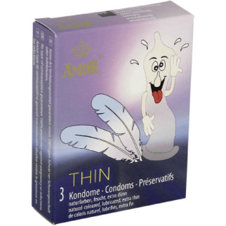 Презервативи Amor  Thin, 3 шт 18+ - Інтернет-магазин спільних покупок ToGether