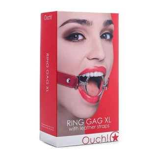 Кляп металеве кільце Ring Gag XL - Red 18+ - Інтернет-магазин спільних покупок ToGether