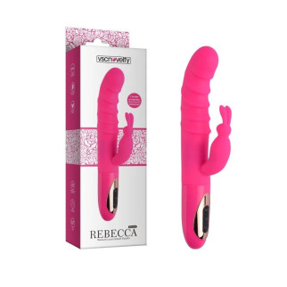 Вібратор рожевий Pleasure Luxury Rabbit Vibrator Rebecca 18+ - Інтернет-магазин спільних покупок ToGether