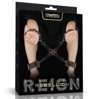 Комплект наручників і наножників Rebellion Reign Hogtie Set 18+ - Інтернет-магазин спільних покупок ToGether