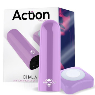 Вібропуля Action Dhalia Super Vibrating Bullet Purple 18+ - Інтернет-магазин спільних покупок ToGether