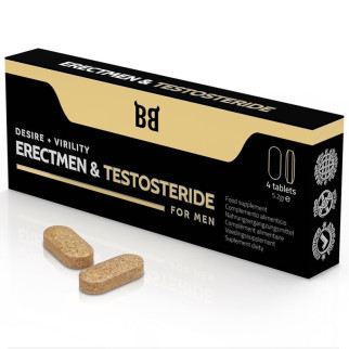 Препарат для електроенергії Blackbull Erectmen Testosteride Power Testosterone, 4 капсули 18+ - Інтернет-магазин спільних покупок ToGether
