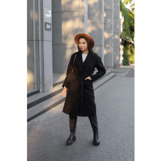 Жіноче кашемірове пальто реглан  Чорний S-M - Інтернет-магазин спільних покупок ToGether