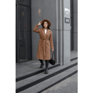 Жіноче кашемірове пальто реглан  Кемел S-M - Інтернет-магазин спільних покупок ToGether