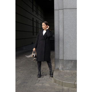 Жіноче кашемірове пальто  Чорний 42 - Інтернет-магазин спільних покупок ToGether