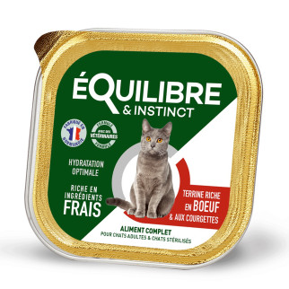 Корм Equilibre & Instinct вологий для стерилізованих котів з яловичиною 85 гр - Інтернет-магазин спільних покупок ToGether