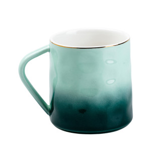 Кружка 400 (мл) зелена керамічна чашка для чаю - Інтернет-магазин спільних покупок ToGether