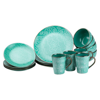 Набір посуду на 4 особи сервіз сучасний керамічний • тарілки та чашки 400 (мл) - Інтернет-магазин спільних покупок ToGether