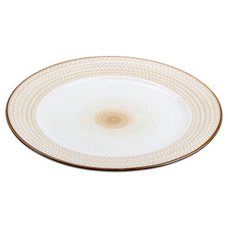 Тарілка обідня Ø 26 (см) кругла плоска керамічна для подачі нарізки, салату - Інтернет-магазин спільних покупок ToGether