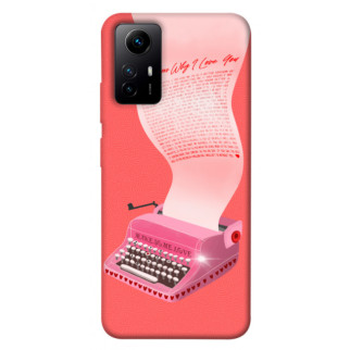 Чохол itsPrint Рожева друкарська машинка для Xiaomi Redmi Note 12S - Інтернет-магазин спільних покупок ToGether