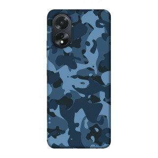 Чохол itsPrint Синій камуфляж для Oppo A38 - Інтернет-магазин спільних покупок ToGether