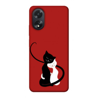 Чохол itsPrint Закохані коти для Oppo A38 - Інтернет-магазин спільних покупок ToGether