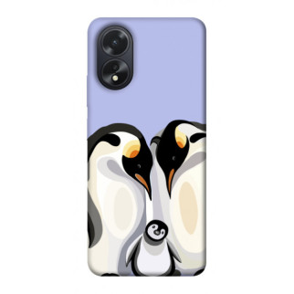 Чохол itsPrint Penguin family для Oppo A38 - Інтернет-магазин спільних покупок ToGether