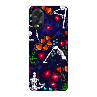 Чохол itsPrint Yoga skeletons для Oppo A38 - Інтернет-магазин спільних покупок ToGether