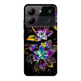 Чохол itsPrint Flowers on black для ZTE Blade A54 4G - Інтернет-магазин спільних покупок ToGether