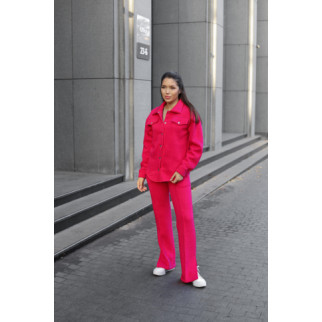 Жіночий спортивний костюм на флісі 42-48  Малиновий 42 - Інтернет-магазин спільних покупок ToGether