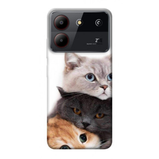 Чохол itsPrint Три коти для ZTE Blade A54 4G - Інтернет-магазин спільних покупок ToGether