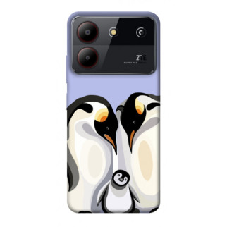 Чохол itsPrint Penguin family для ZTE Blade A54 4G - Інтернет-магазин спільних покупок ToGether