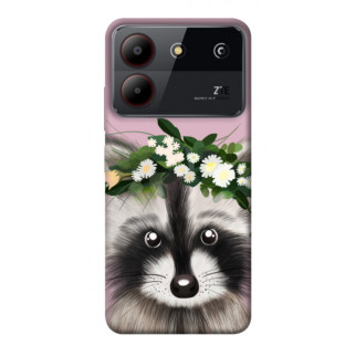 Чохол itsPrint Raccoon in flowers для ZTE Blade A54 4G - Інтернет-магазин спільних покупок ToGether