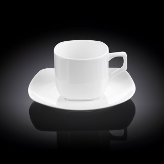 Чашка з блюдцем чайна Wilmax WL-993003 200 мл - Інтернет-магазин спільних покупок ToGether