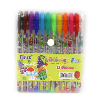 Набір гелевих ручок "Glitter pens" 12шт., PVC | 528-12 - Інтернет-магазин спільних покупок ToGether