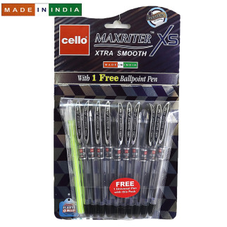 Ручка Cello Original "Maxriter XS" 10blister черн.+ доп. ручка 0,7мм, ціна за 10 шт. // | MaxrXS10BK - Інтернет-магазин спільних покупок ToGether