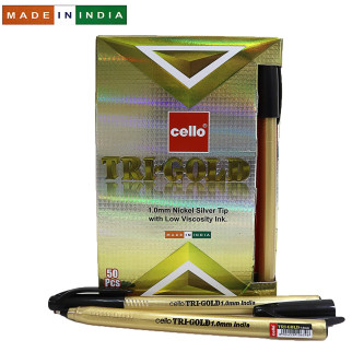 Ручка Cello Original "Tri-mate-GOLD" 1.0мм черн. 50/Box, ціна за 50 шт. // - Інтернет-магазин спільних покупок ToGether