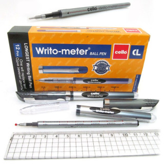 Ручка масл. CL"Writo-meter" 10км, 0,5мм, черная, ціна за 12 шт. // - Інтернет-магазин спільних покупок ToGether