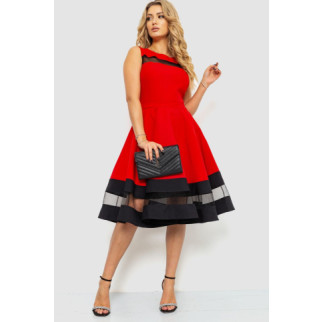 Ошатне плаття  -уцінка, колір червоний, 230R457-U - Інтернет-магазин спільних покупок ToGether