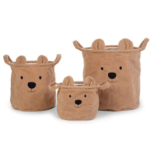 Набір корзин для іграшок Childhome Teddy коричневий, арт. CCBTBSET - Інтернет-магазин спільних покупок ToGether
