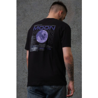 Оверсайз футболка з принтом Without moon black - Інтернет-магазин спільних покупок ToGether