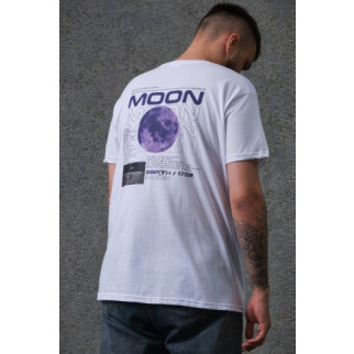 Оверсайз футболка з принтом Without moon white - Інтернет-магазин спільних покупок ToGether