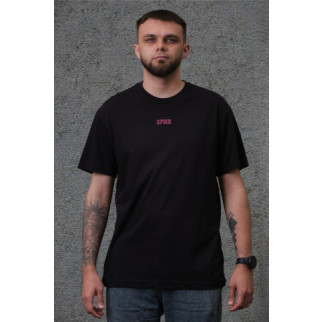 Оверсайз футболка з принтом Without pink 1702 black - Інтернет-магазин спільних покупок ToGether