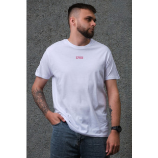 Оверсайз футболка з принтом Without pink 1702 white - Інтернет-магазин спільних покупок ToGether