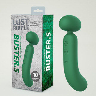 Вібратор-мікрофон із стимуляцією точки G Chisa Lust Ripple Buster.S, зелений - Інтернет-магазин спільних покупок ToGether