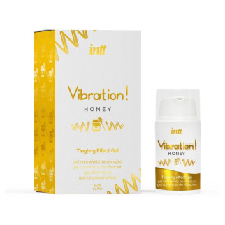 Рідкий вібратор Intt Vibration Honey (15 мл), густий гель, дуже смачний, діє до 30 хвилин - Інтернет-магазин спільних покупок ToGether