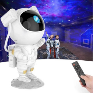 Ночник Проектор зоряного неба Астронавт на місяць Лазерний світильник Космонавт з пультом і таймером (46567) - Інтернет-магазин спільних покупок ToGether