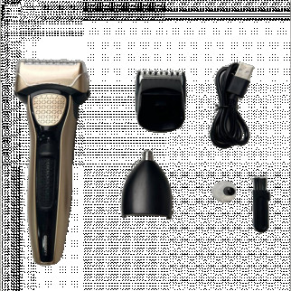 Електробритва портативна професійна чоловіча з насадками, бритва шейвер для сухого гоління Geemy GM-6726 - Інтернет-магазин спільних покупок ToGether