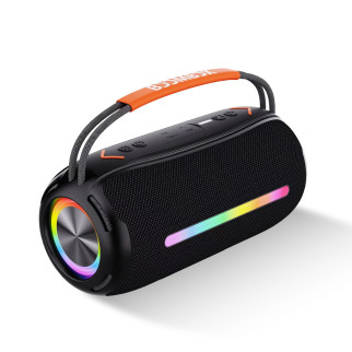 Колонка портативна бумбокс Bluetooth 20 вт з ручкою FM AUX boombox для телефону з радіо чорна - Інтернет-магазин спільних покупок ToGether